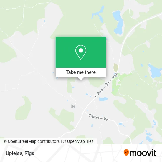 Uplejas map