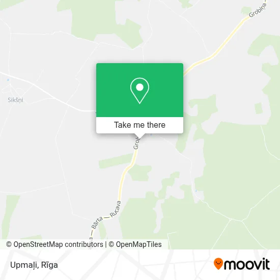 Upmaļi map