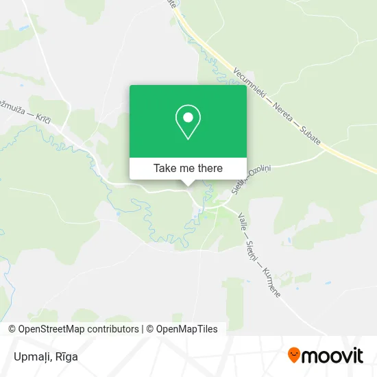 Upmaļi map