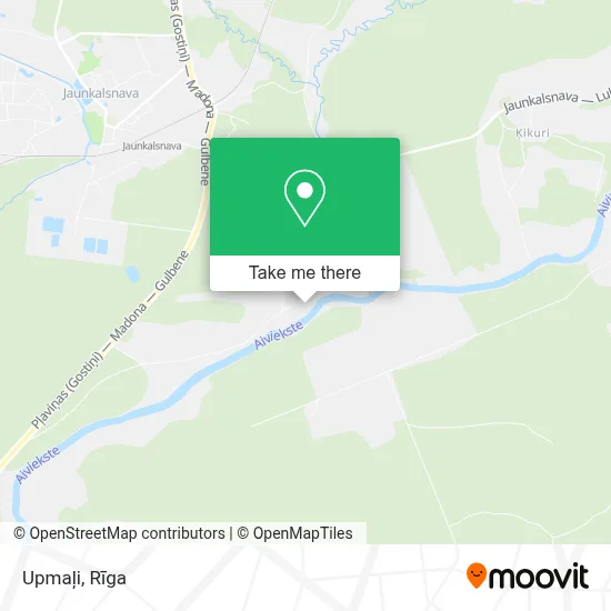 Upmaļi map