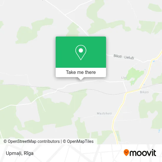 Upmaļi map