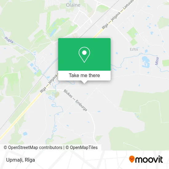 Upmaļi map