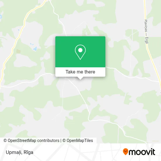 Upmaļi map