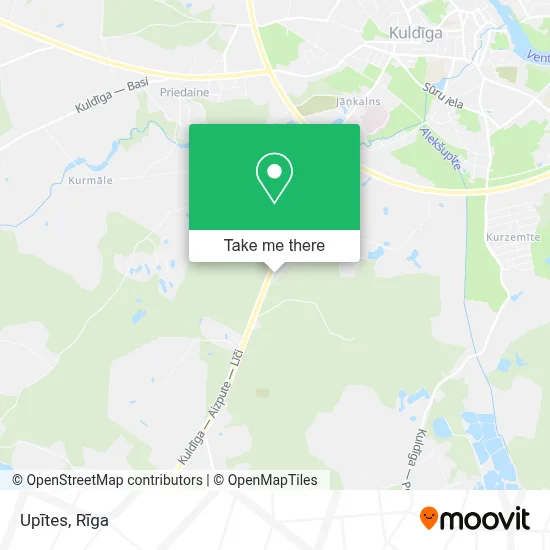 Upītes map