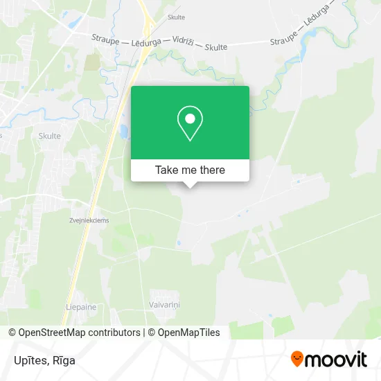 Upītes map