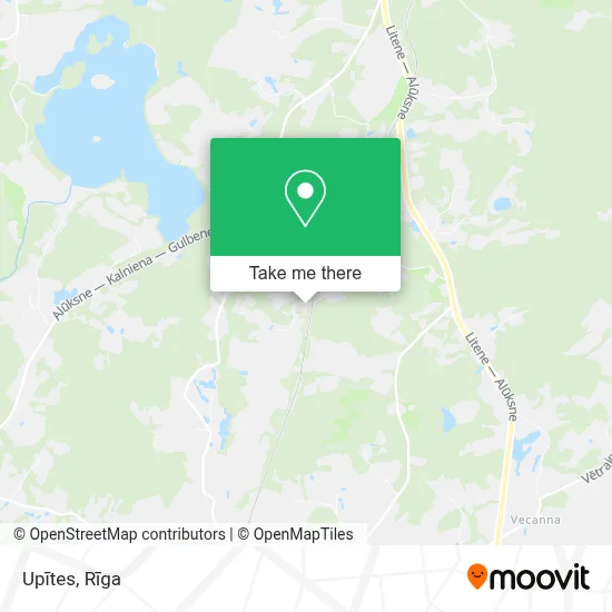 Upītes map