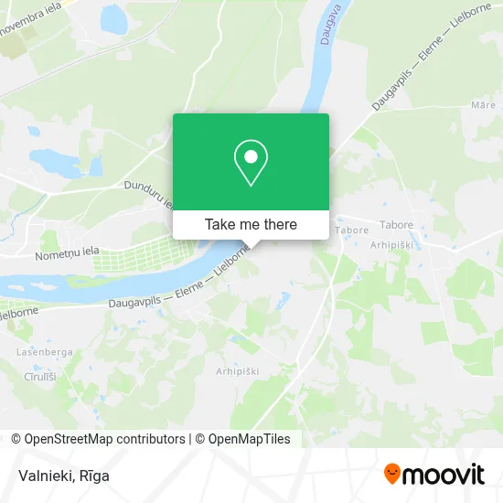 Valnieki map