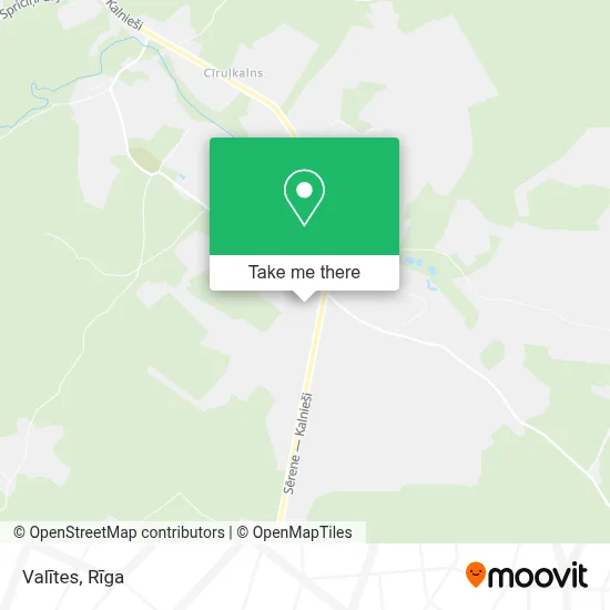 Valītes map