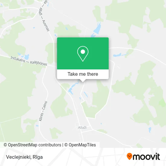 Veclejnieki map