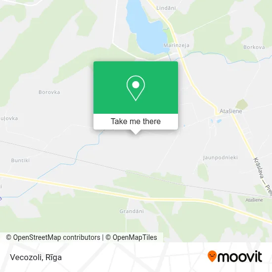 Vecozoli map