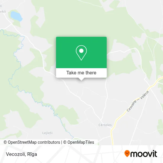 Vecozoli map