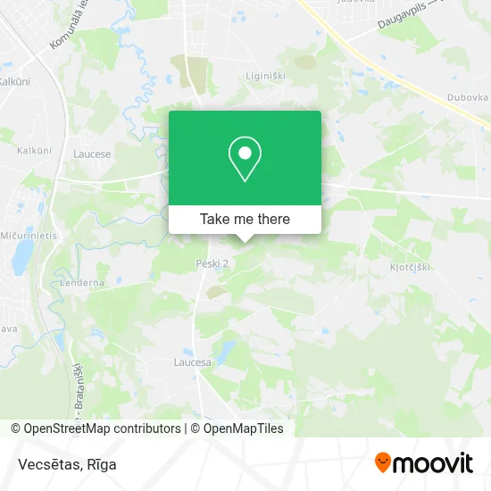 Vecsētas map