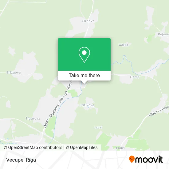 Vecupe map