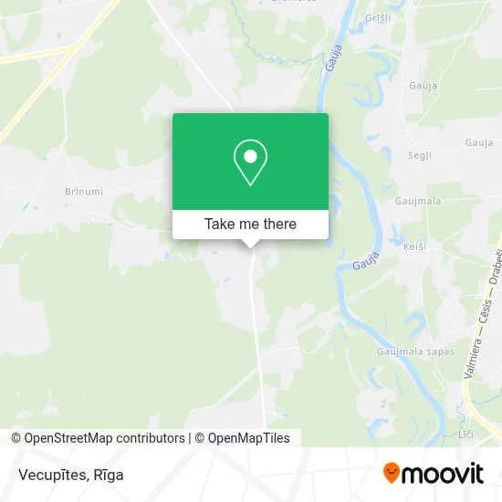 Vecupītes map