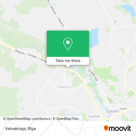 Velnakrogs map