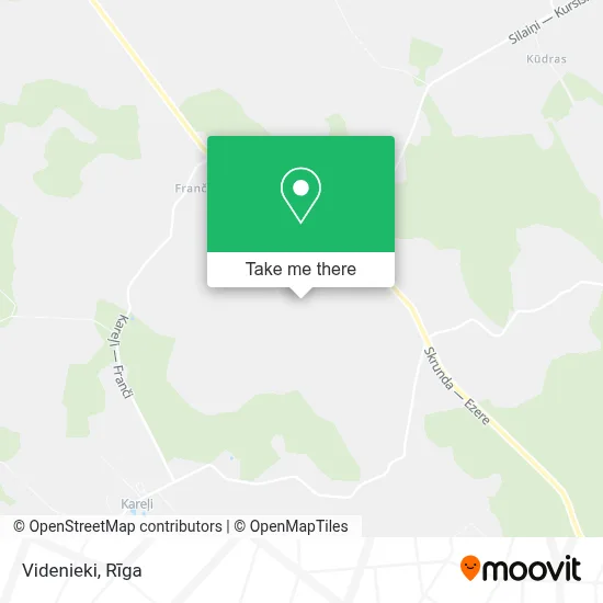 Videnieki map