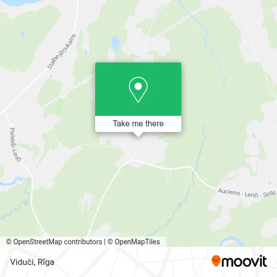 Viduči map