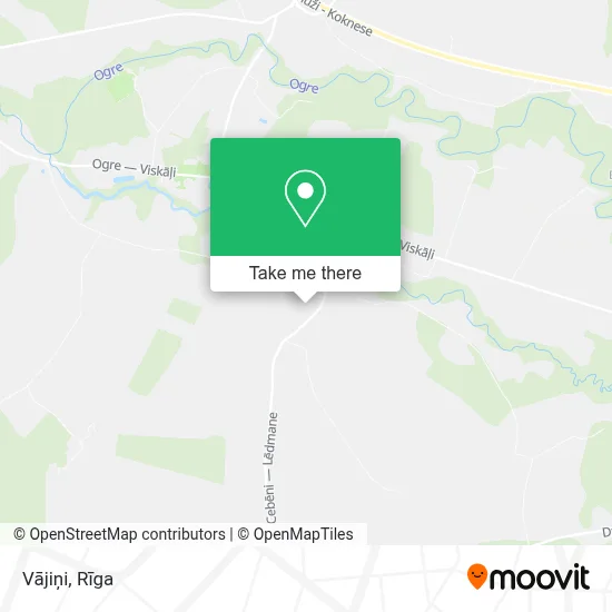 Vājiņi map