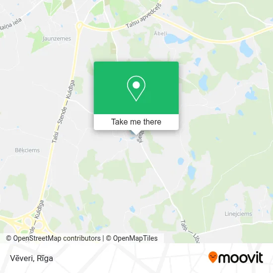 Vēveri map