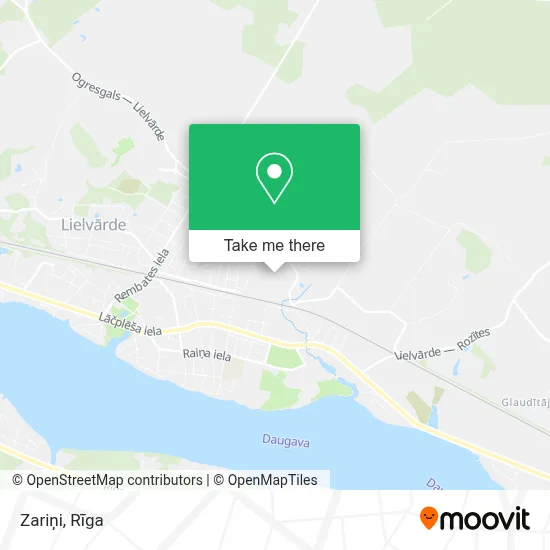 Zariņi map