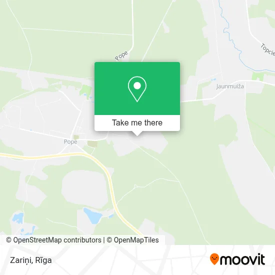 Zariņi map