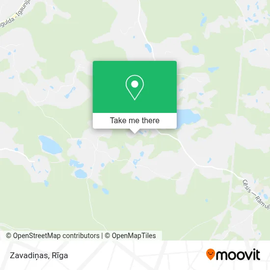 Zavadiņas map