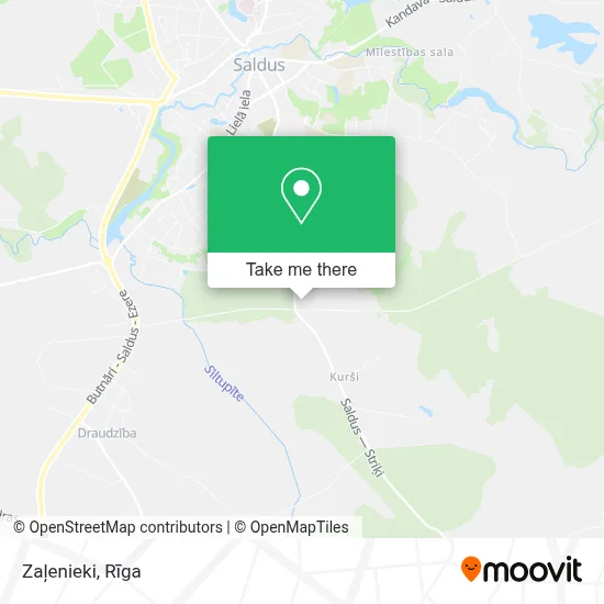 Zaļenieki map