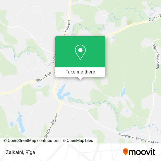 Zaļkalni map