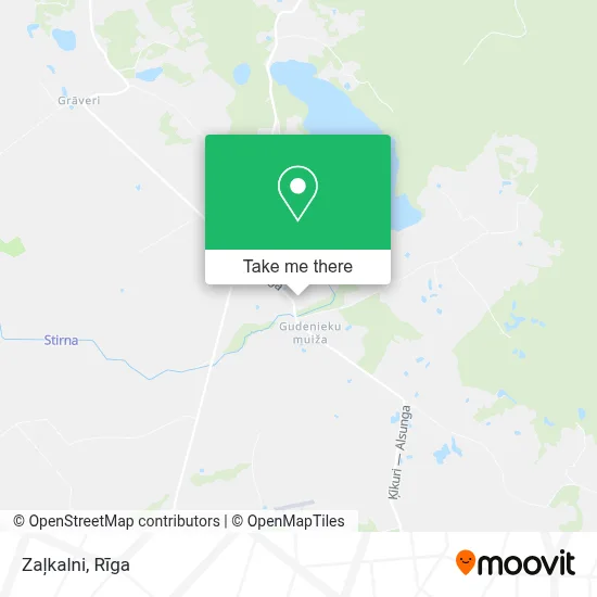 Zaļkalni map