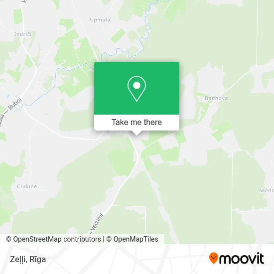 Zeļļi map