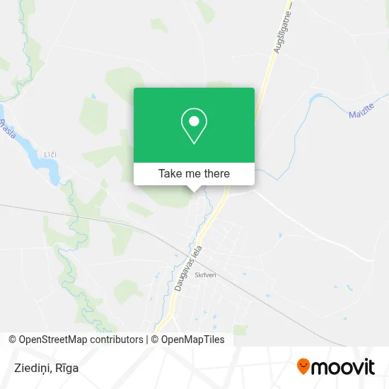 Ziediņi map