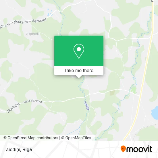 Ziediņi map