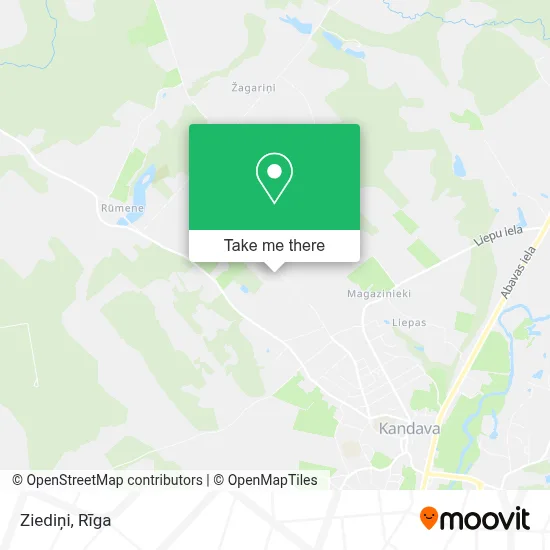 Ziediņi map