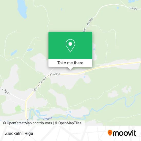 Ziedkalni map