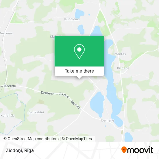 Ziedoņi map