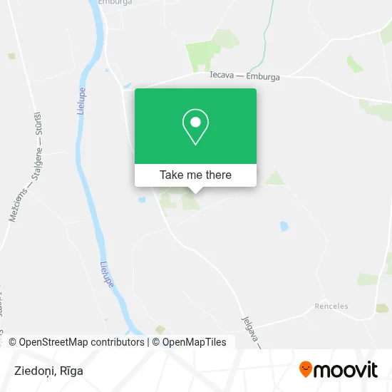Ziedoņi map