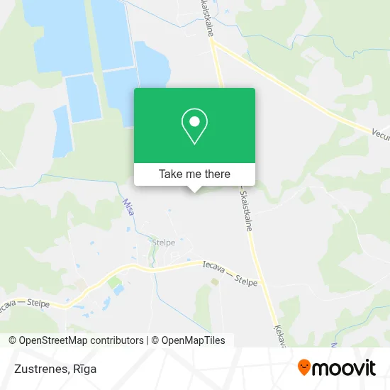 Zustrenes map
