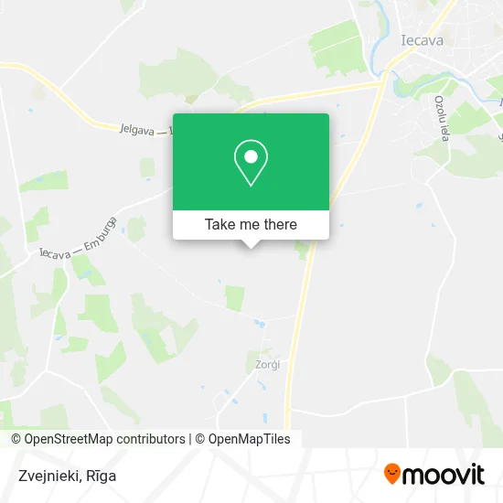 Zvejnieki map