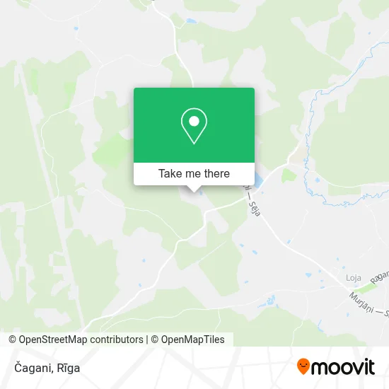 Čagani map