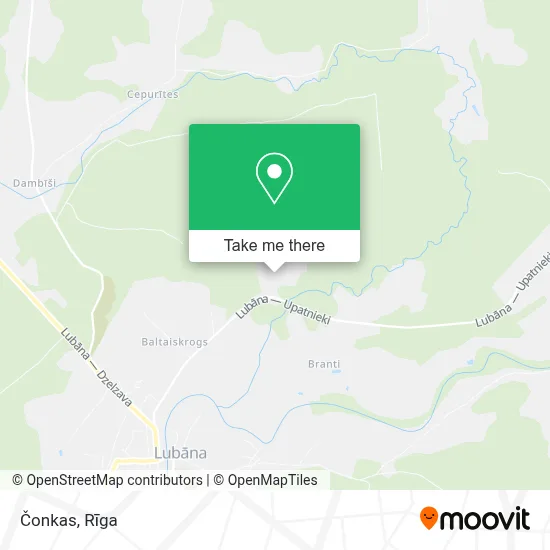 Čonkas map