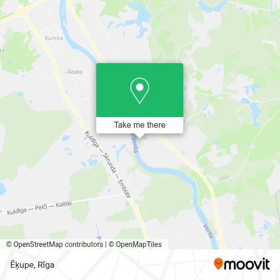 Ēķupe map