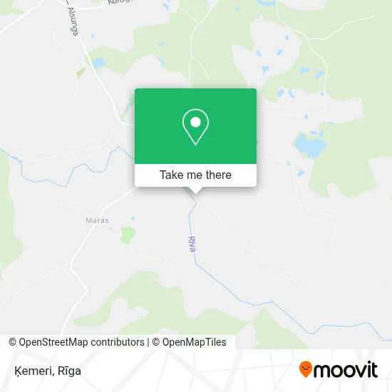 Ķemeri map