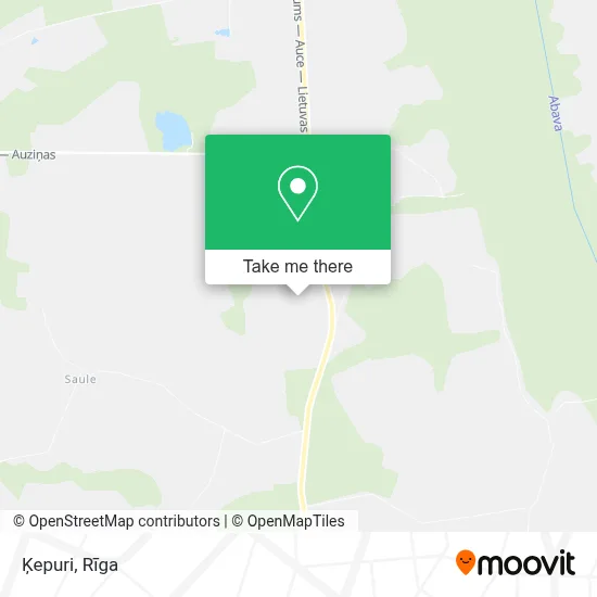 Ķepuri map