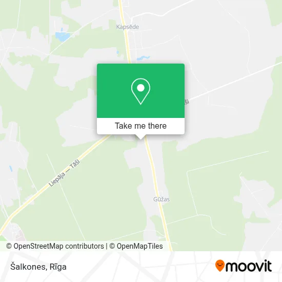 Šalkones map