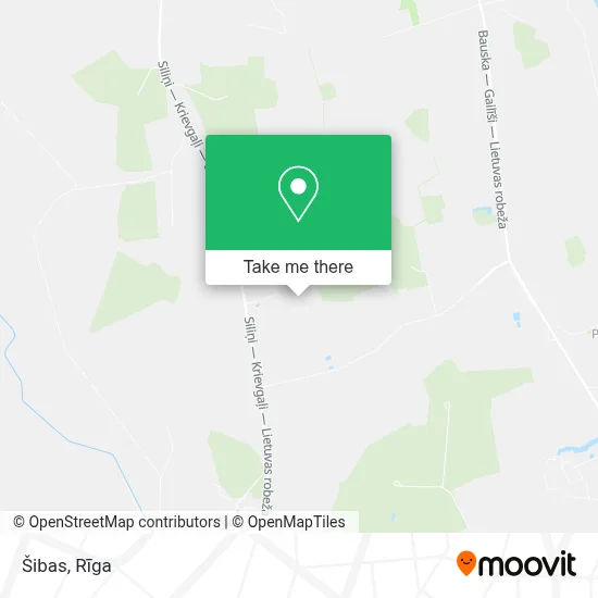 Šibas map