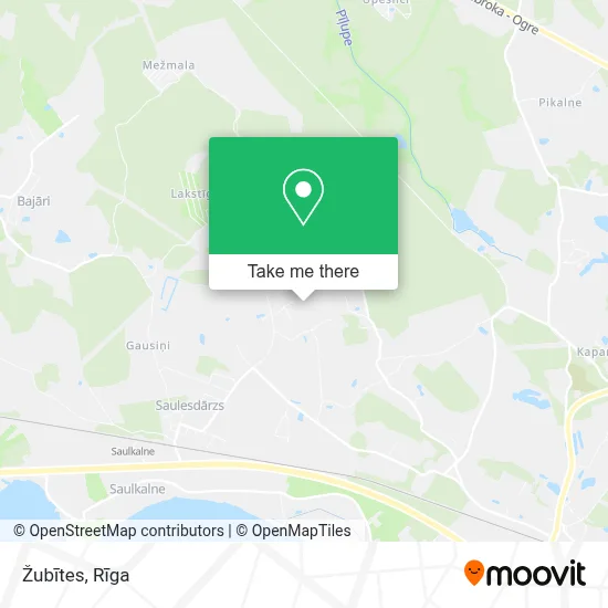 Žubītes map