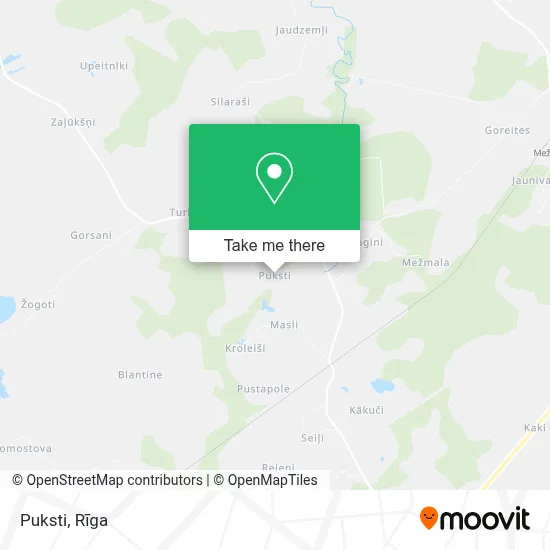 Puksti map