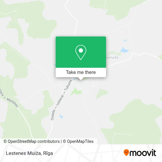 Lestenes Muiža map