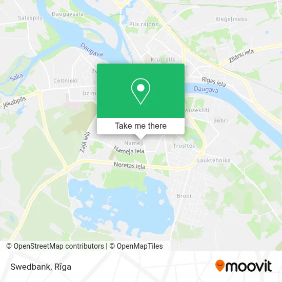 Swedbank map