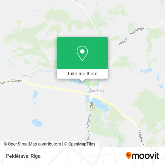 Peldētava map